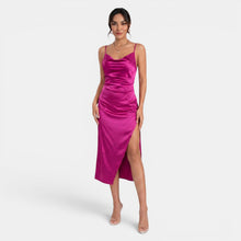 Women's Satin Midi Dress
