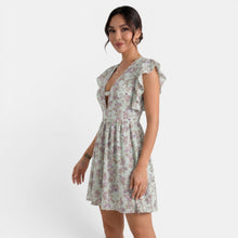 Women's Floral V-Neck Dress