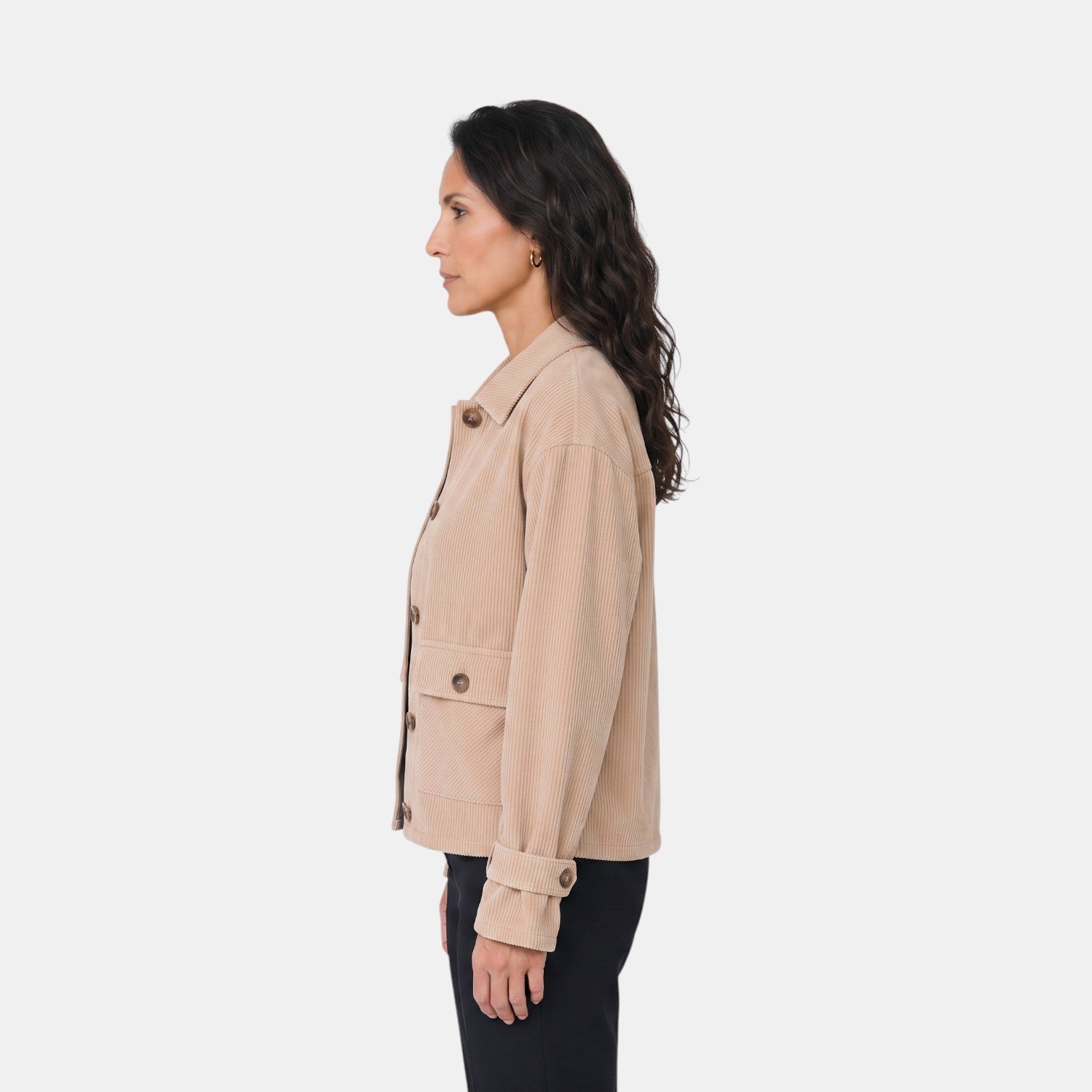 Women's Premium Corduroy Cropped Jacket