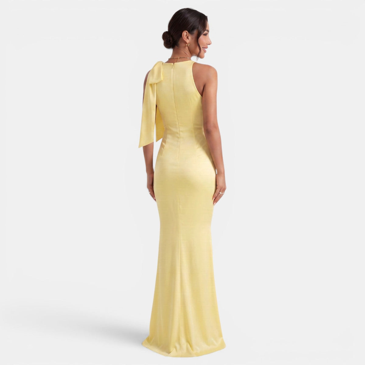 Women's One-Shoulder Maxi Dress