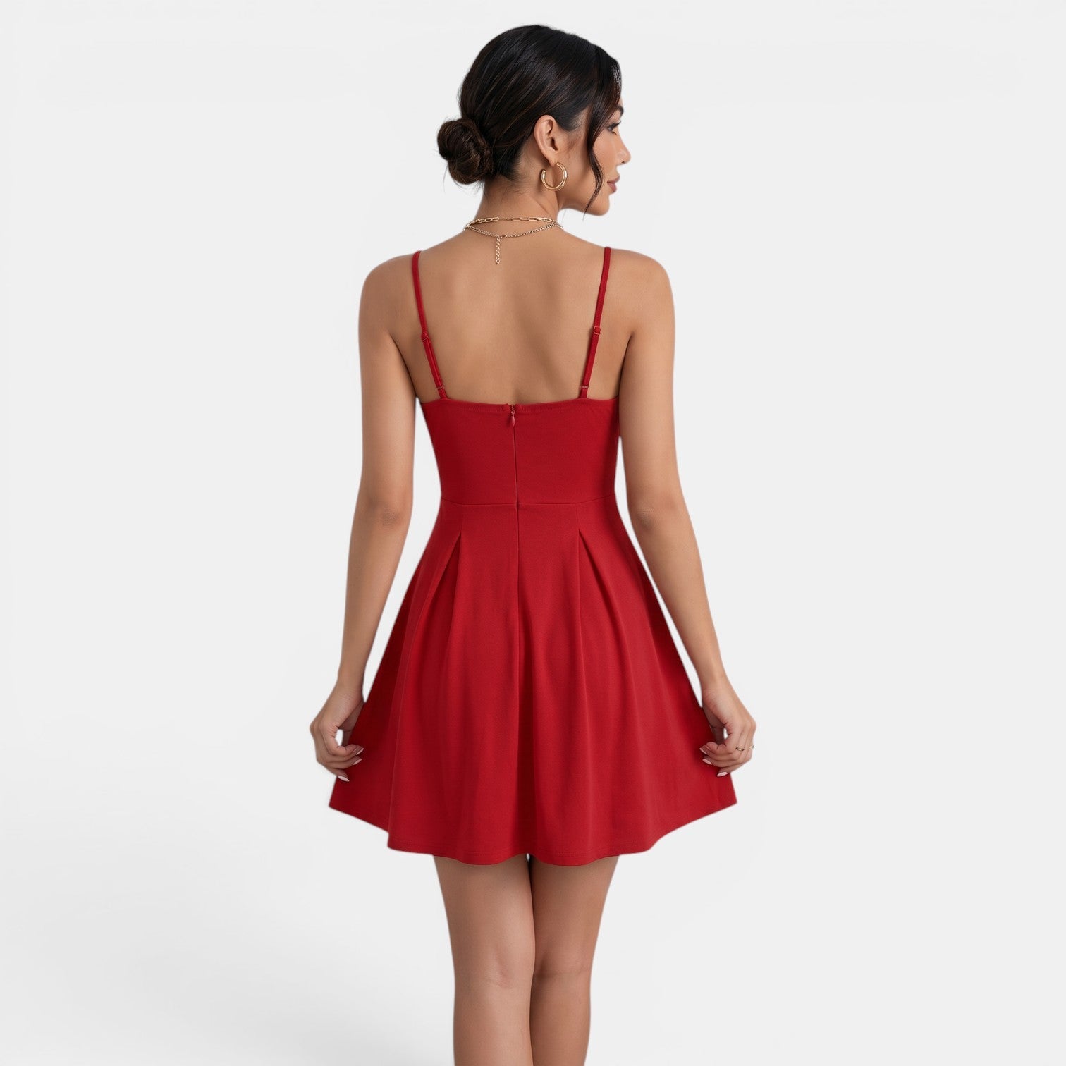 Women's Summer V-Neck Mini Dress