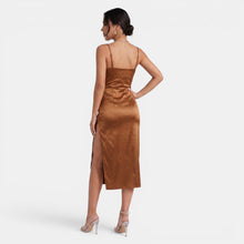Women's Satin Midi Dress