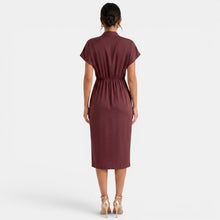 Women's V-Neck Midi Dress