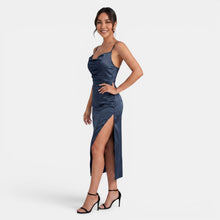 Women's Satin Midi Dress