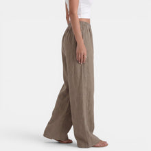 Women's Wide Leg Linen Cotton Summer Pants