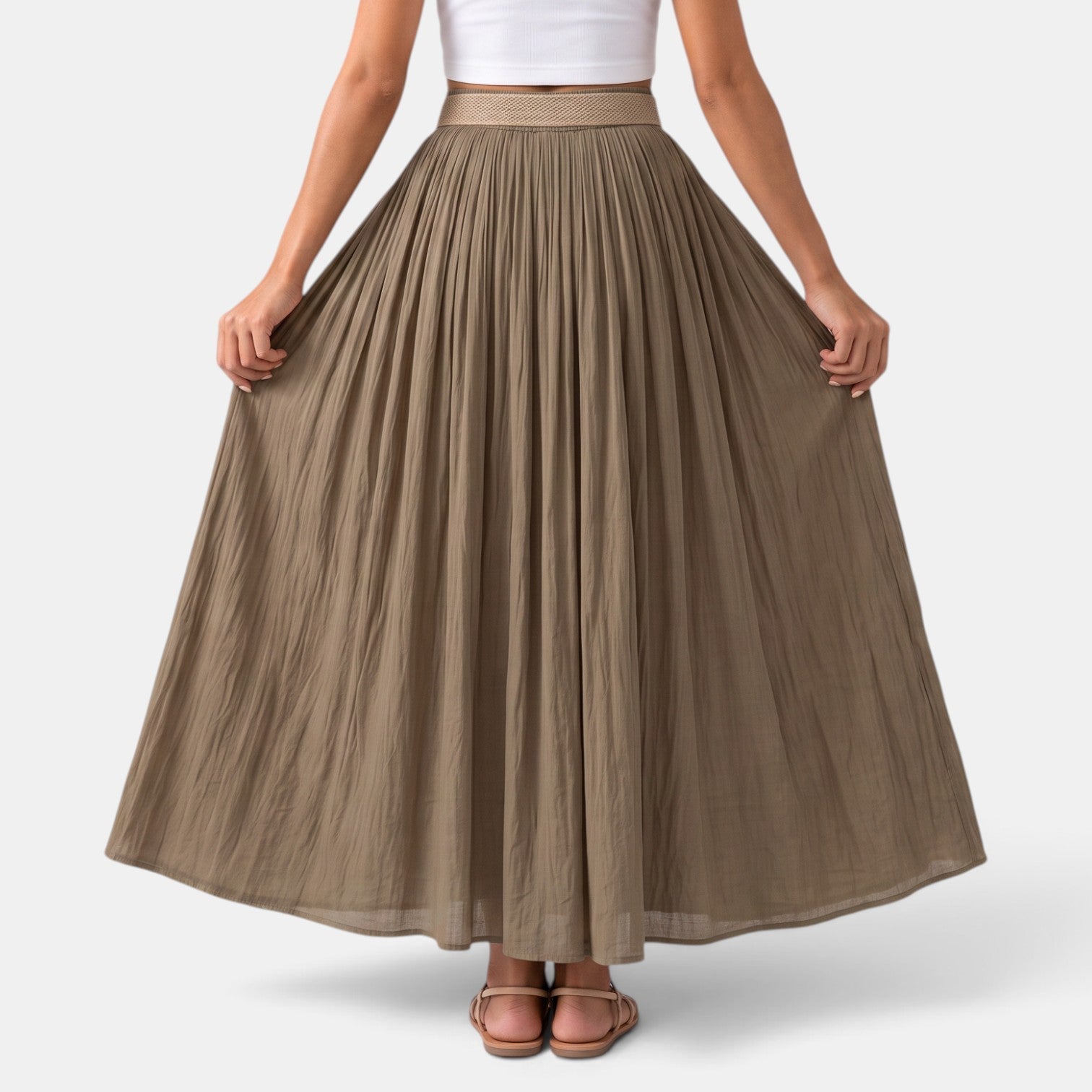 Women's Maxi Skirt Elastic Waist