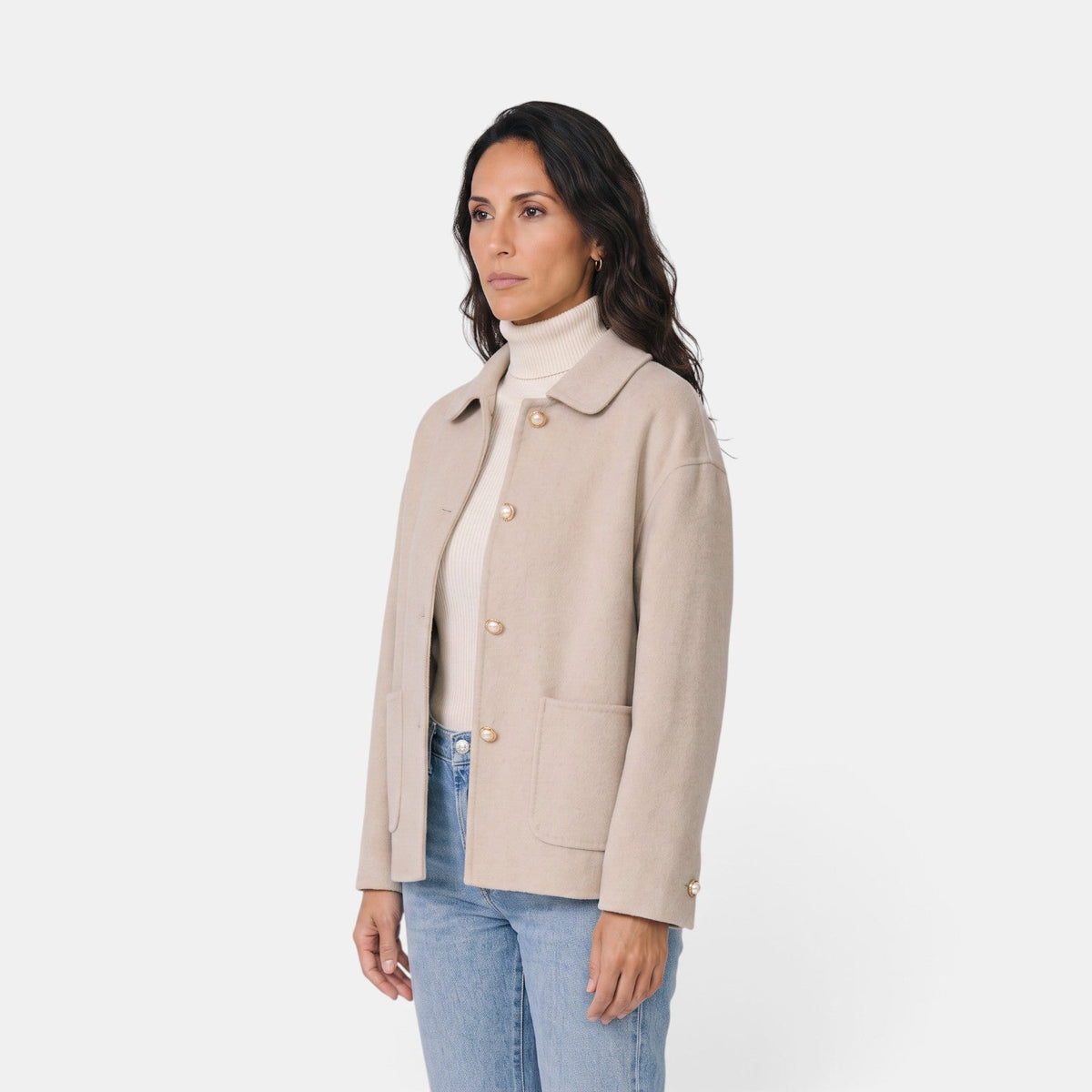 Premium Cashmere Women's Jacket – Elegant and Comfortable Cardigan