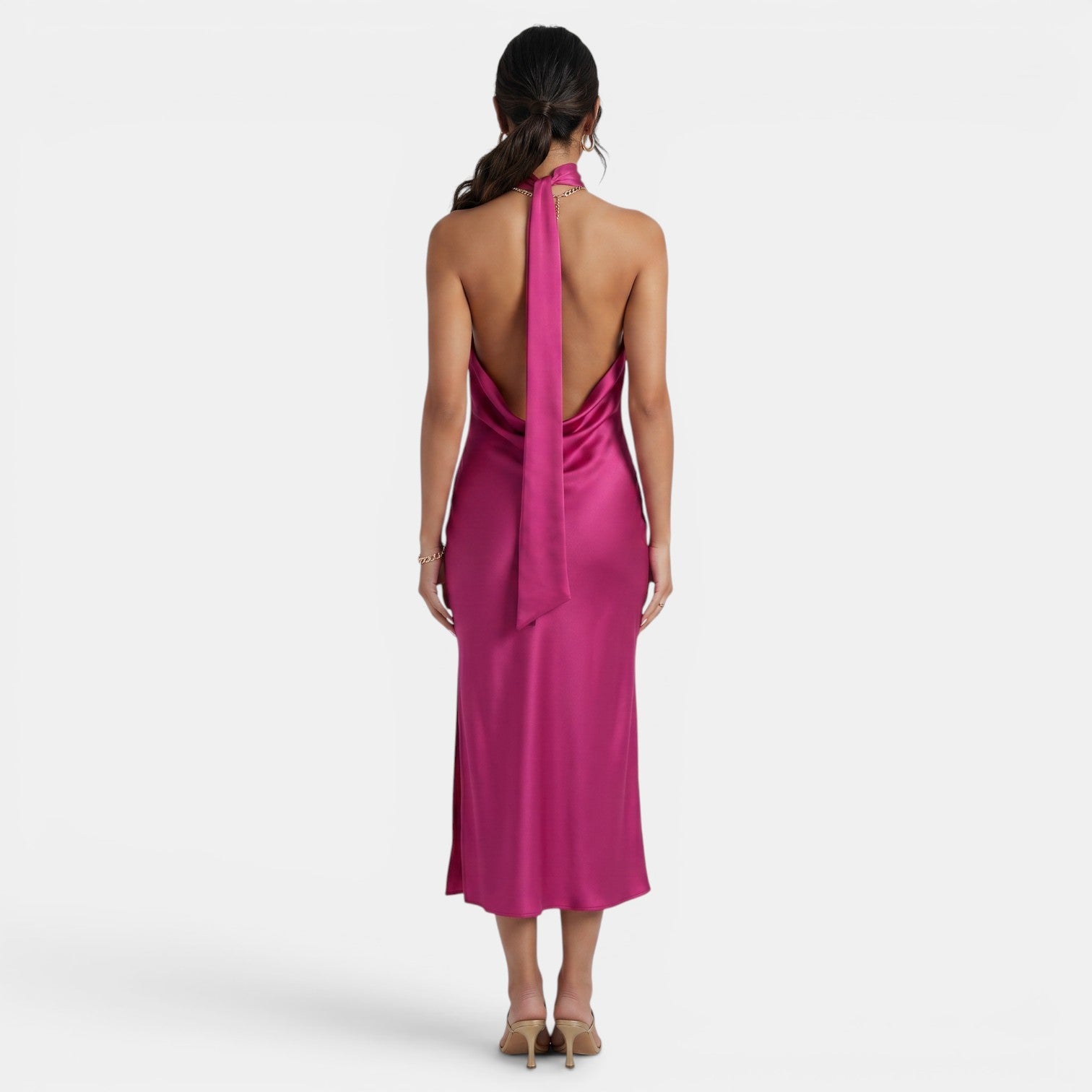 Women's Elegant Satin Dress