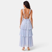 Ruffled Maxi Wedding Guest Dress