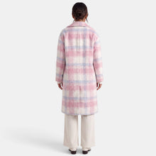 Women's Long Pink Wool Coat