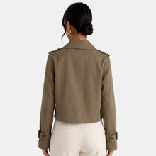 Women’s Elegant Short Trench Jacket