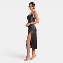 Women's Satin Midi Dress