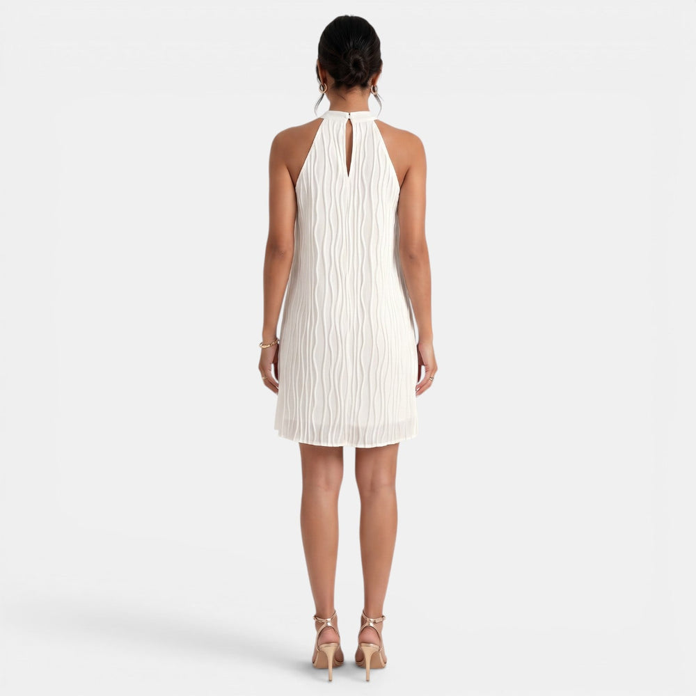 Women's White Short Summer Dress