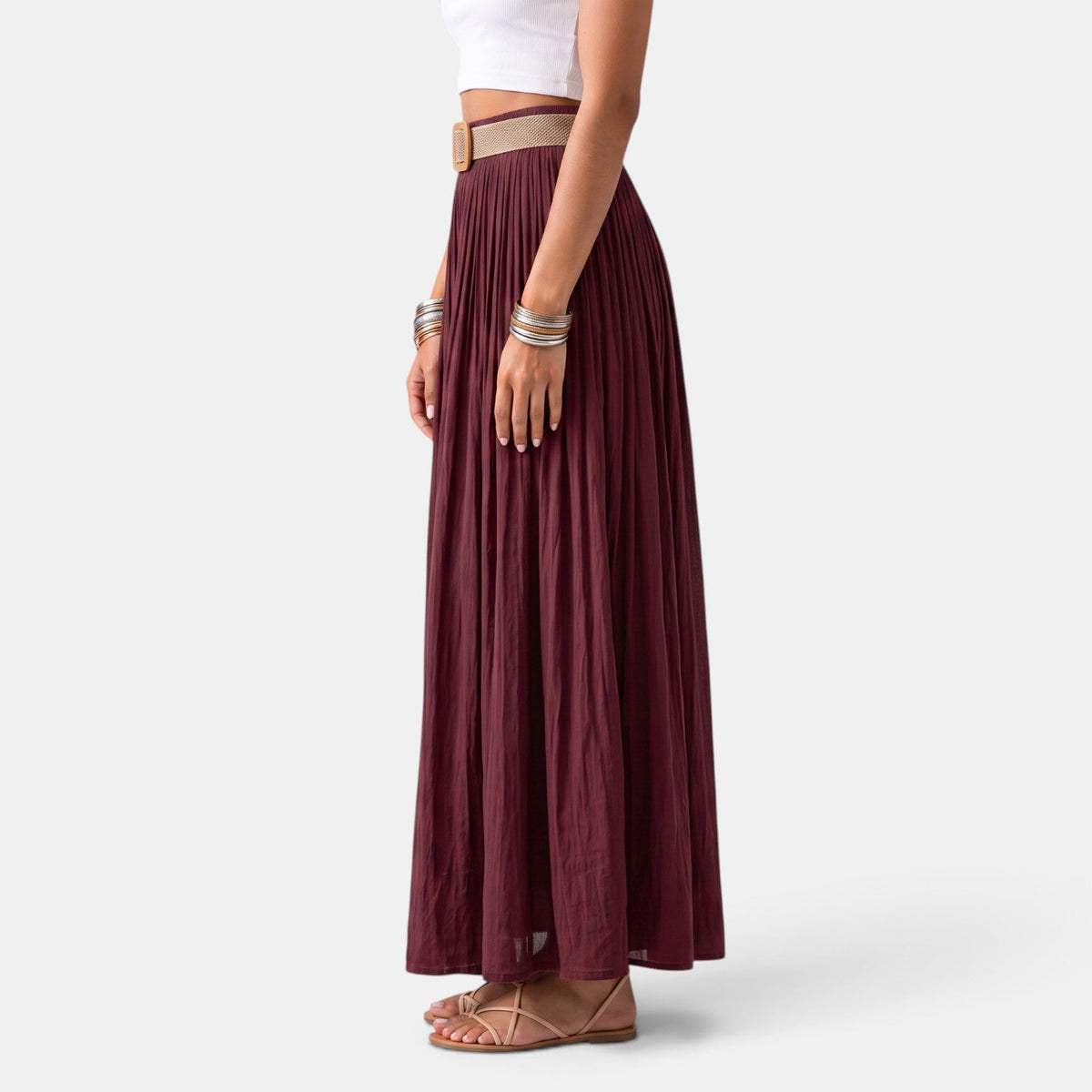 Women's Maxi Skirt Elastic Waist