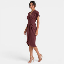 Women's V-Neck Midi Dress
