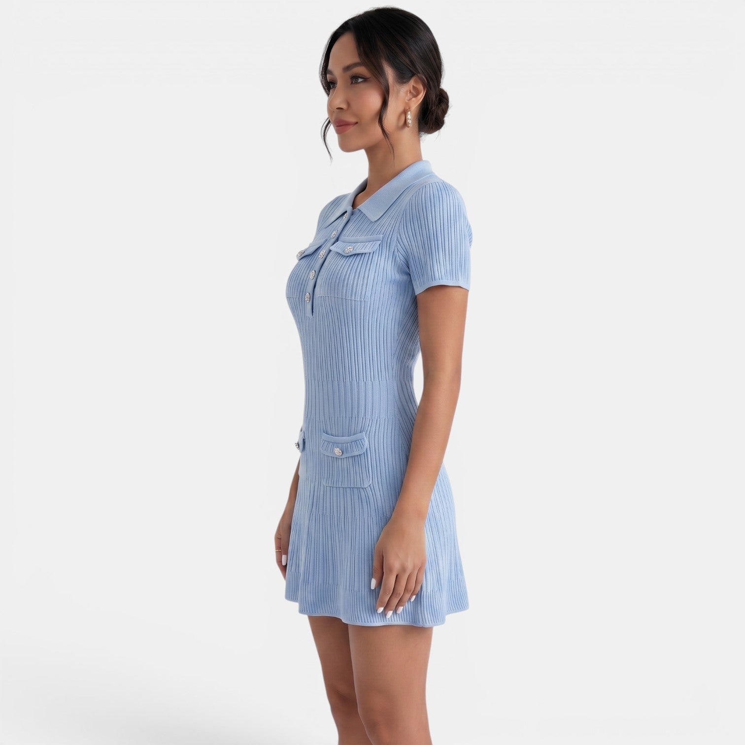 Women's Short Knit Summer Dress