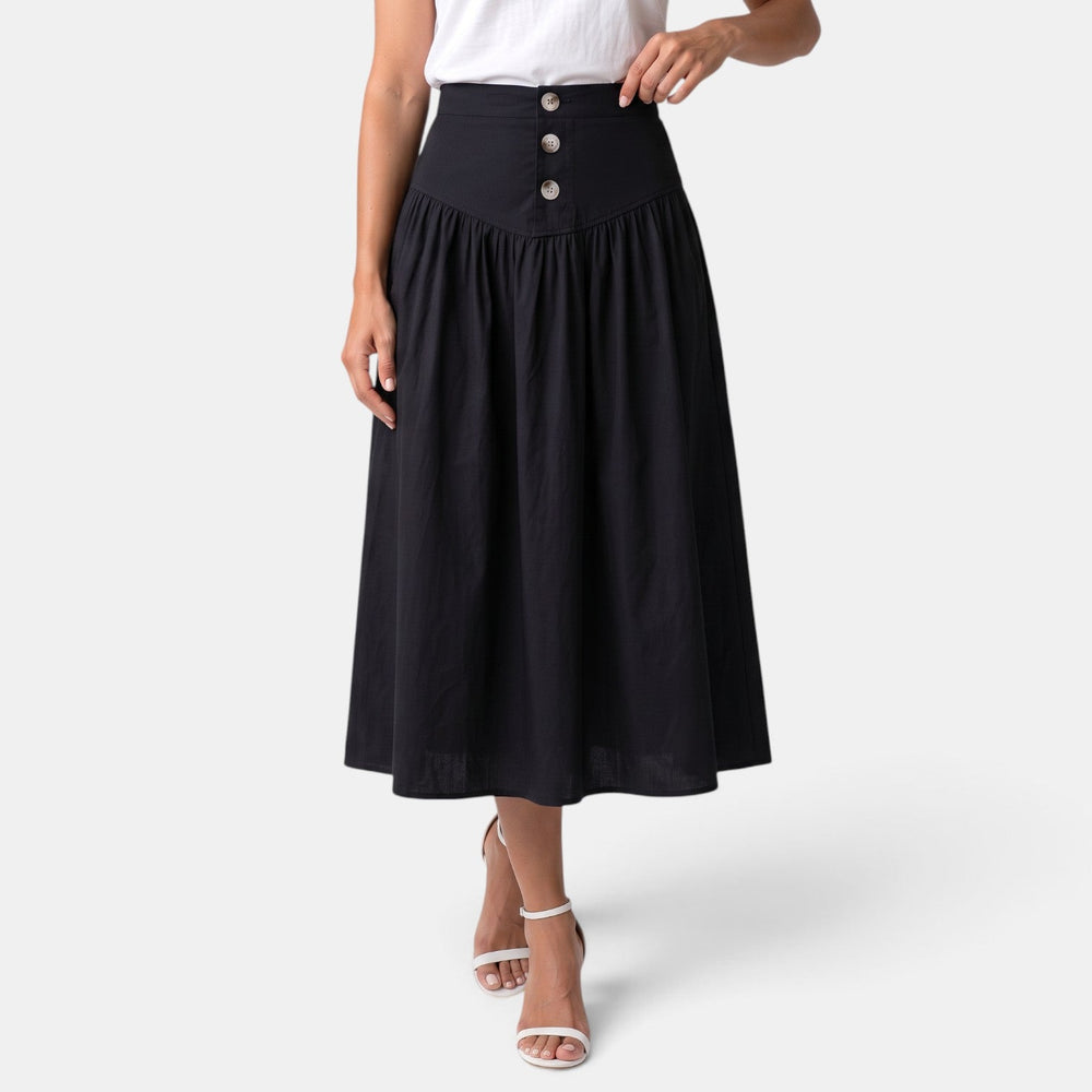 Women's A-Line Midi Skirt