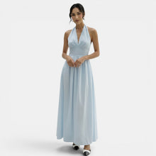 Women's Summer Lace Halter Maxi Dress