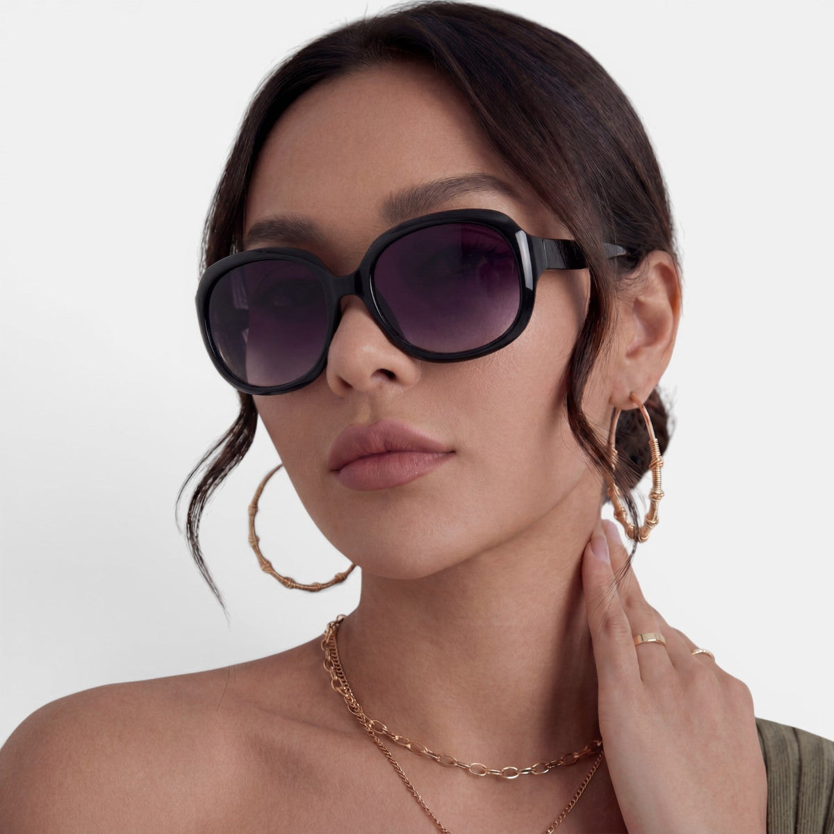 Women's Oversized Round Sunglasses