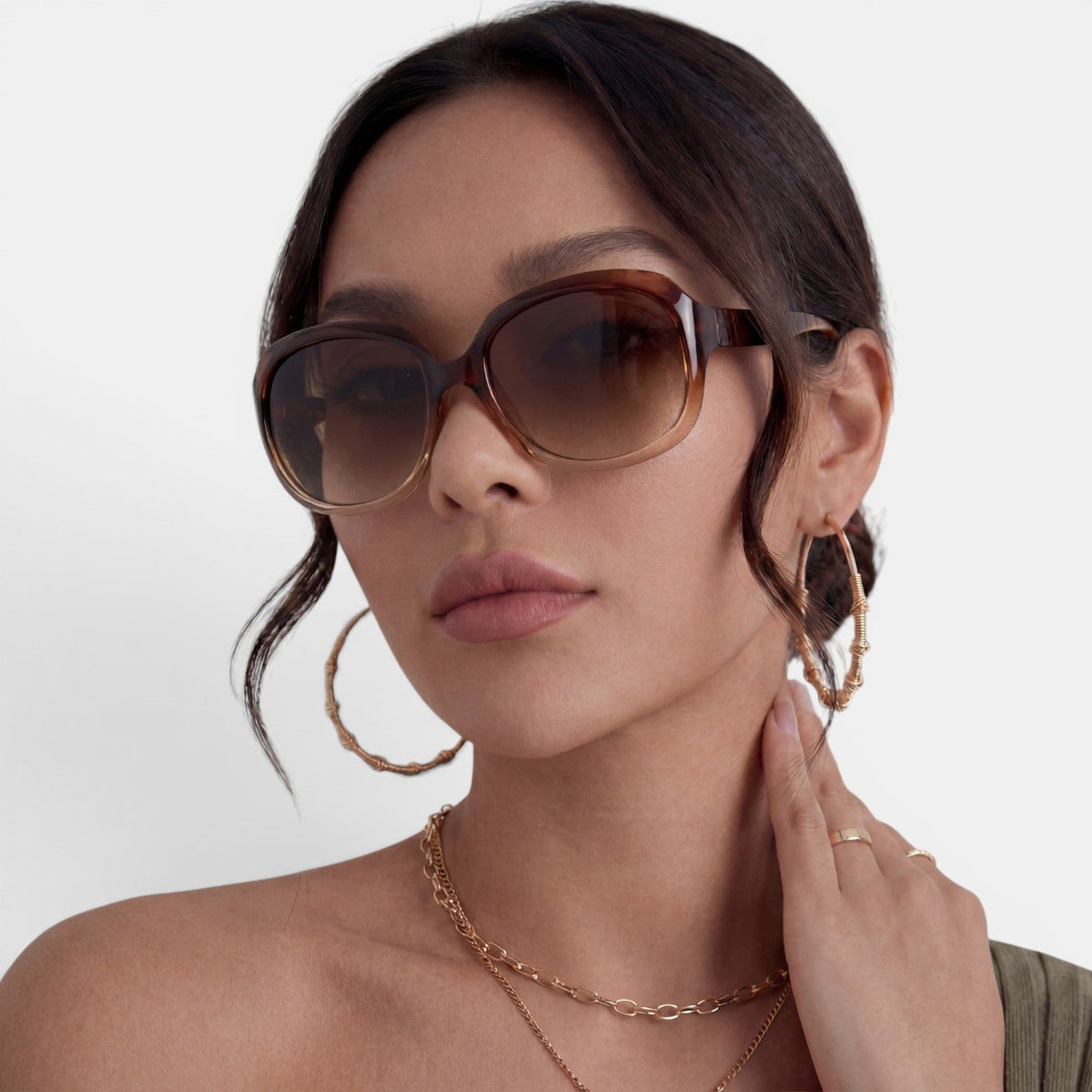 Women's Oversized Round Sunglasses