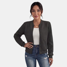 Women's Mid-Season Jacket with Zipper and Pockets