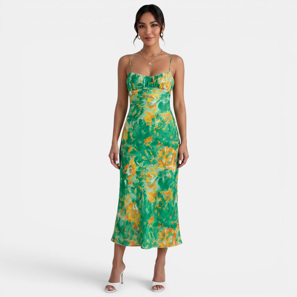 Floral Midi Party Dress