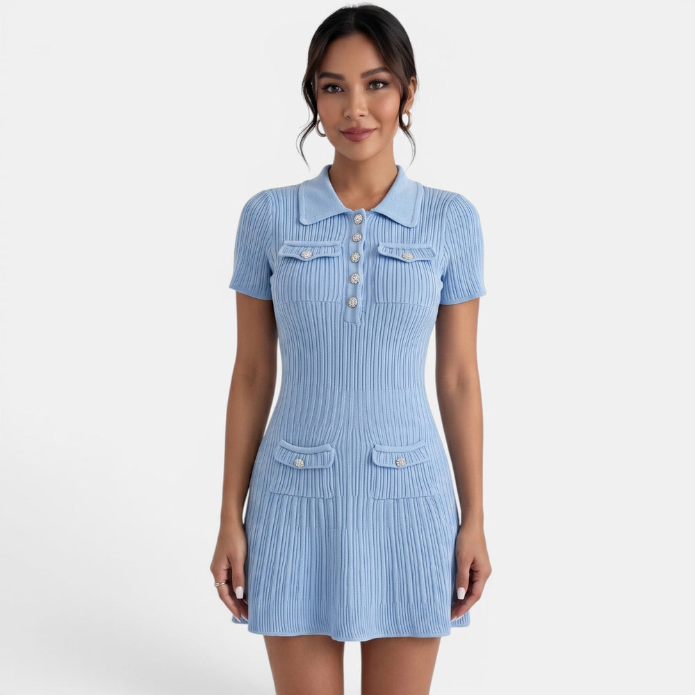 Women's Short Knit Summer Dress