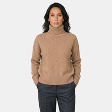 Premium Women's Turtleneck Jumper – Elegant 100% Cashmere