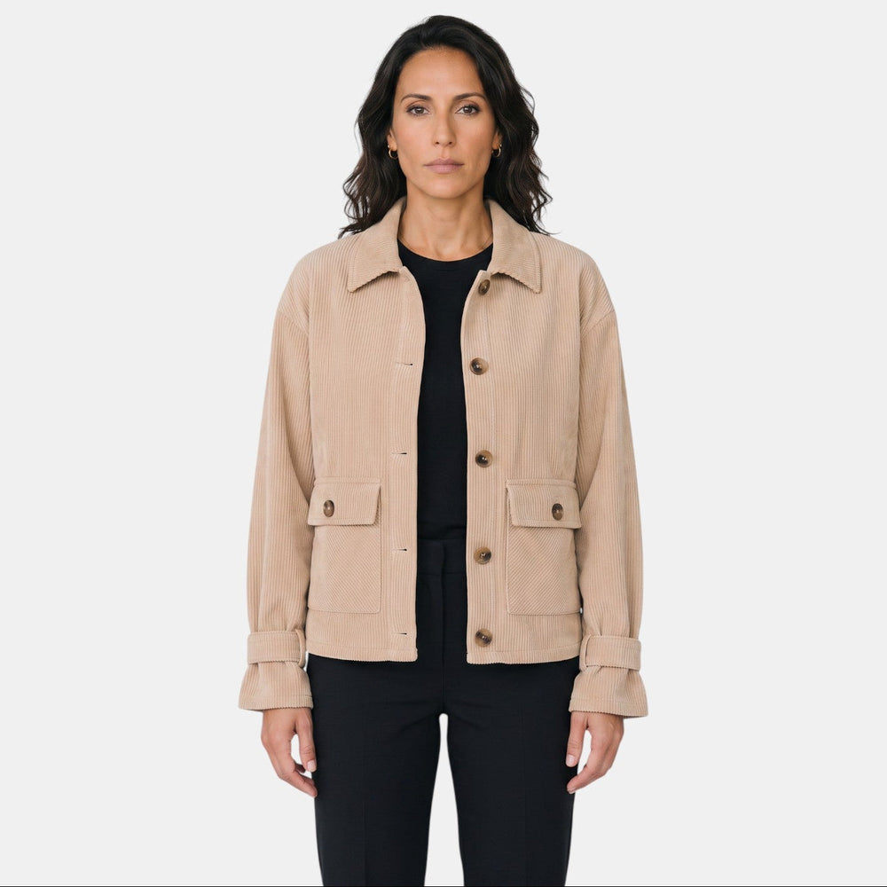 Women's Premium Corduroy Cropped Jacket