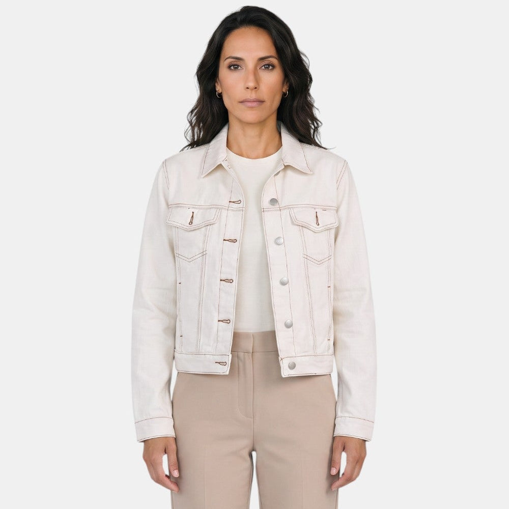 Premium Women's Denim Jacket – Classic Straight Cut