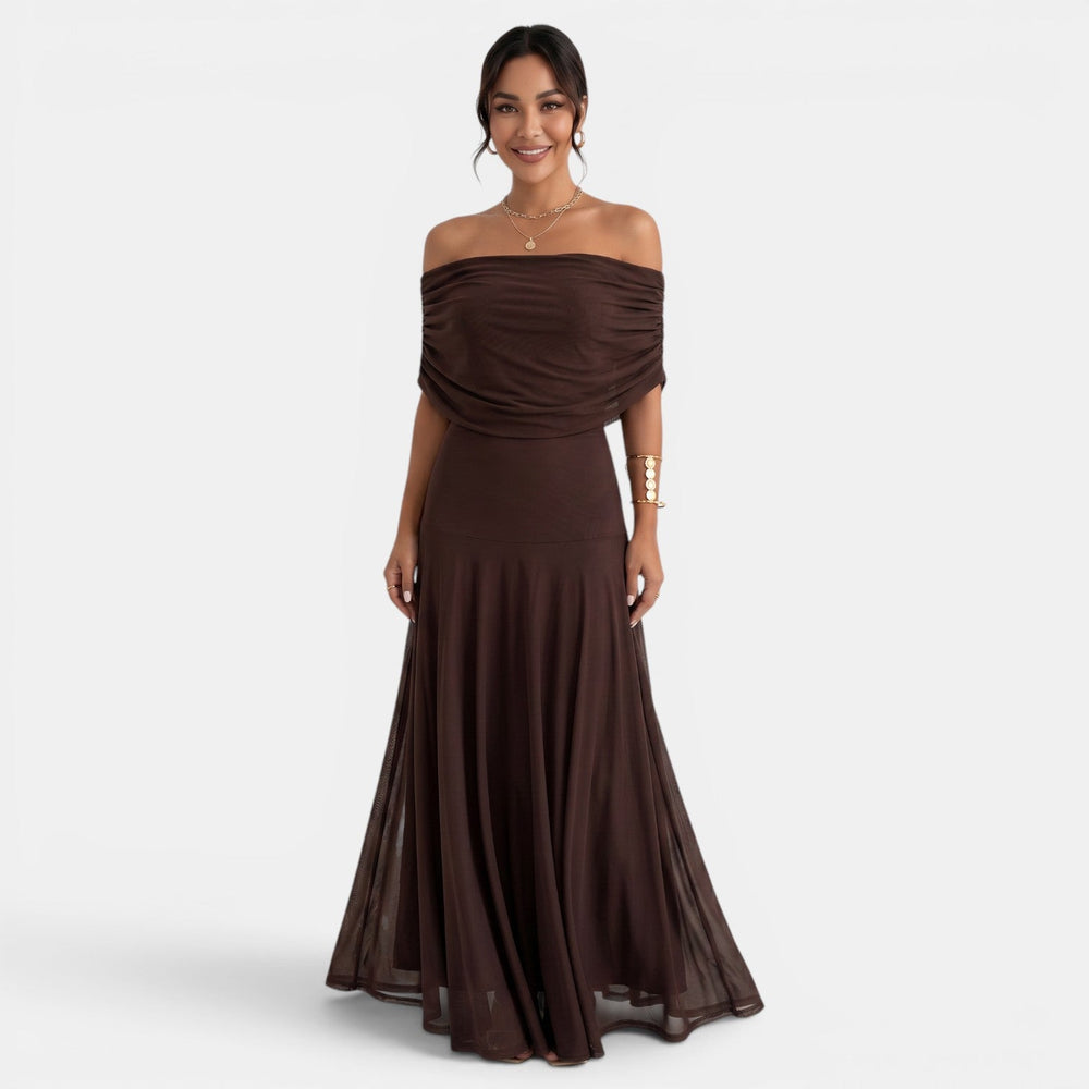 Women's One-Shoulder Maxi Dress