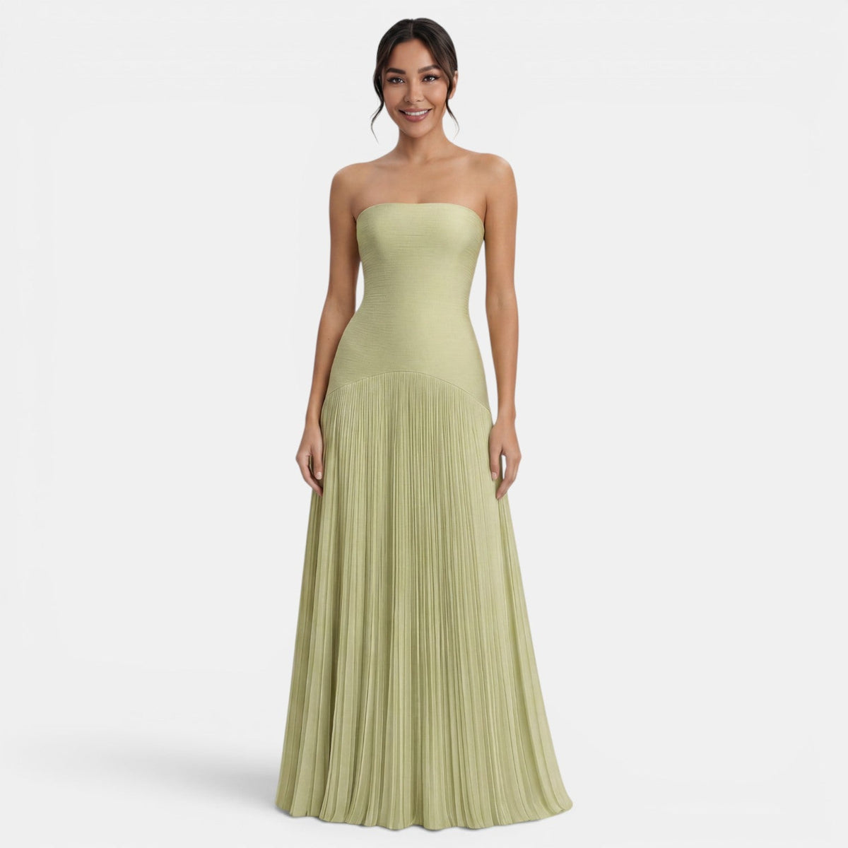 Women's Elegant Summer Pleated Maxi Dress