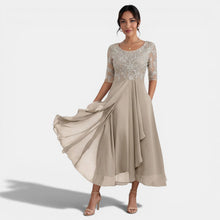 Women's Chiffon and Lace Party Dress