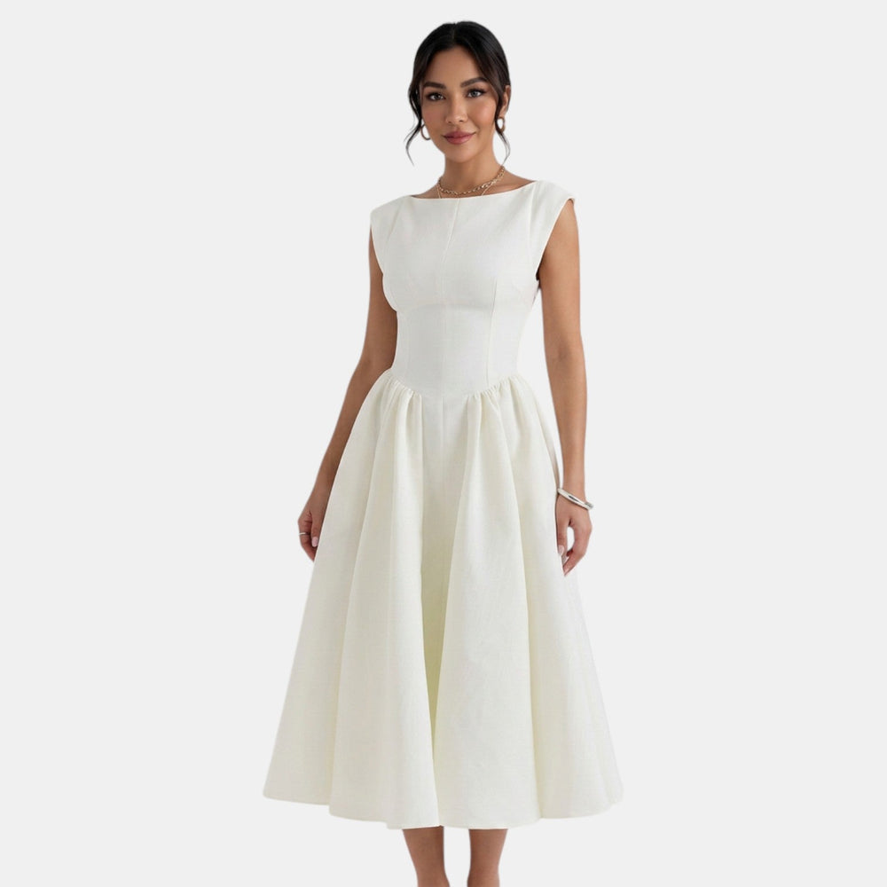 Women's Open-Back Midi Dress