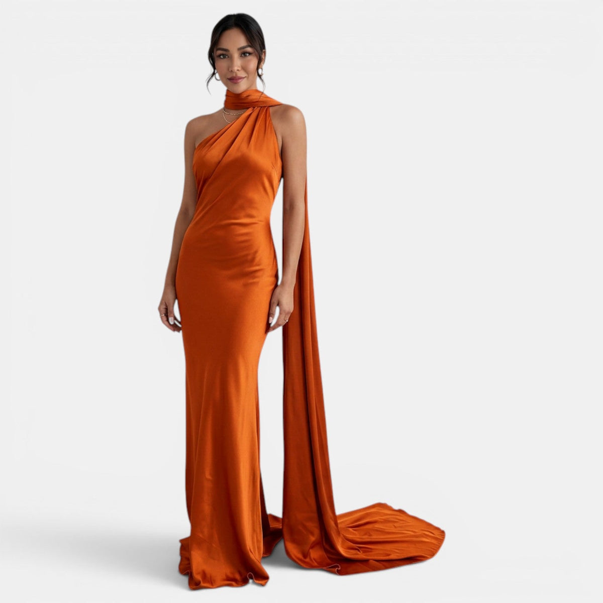 Women's Elegant Halter Maxi Dress