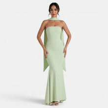 Women's Halter Neck Long Party Dress