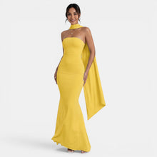 Women's Halter Neck Long Party Dress