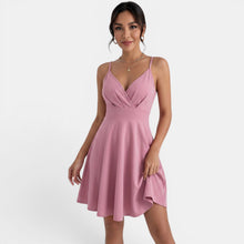 Women's Summer V-Neck Mini Dress