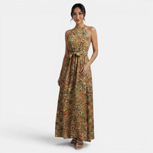 Long Boho High-Waisted Dress