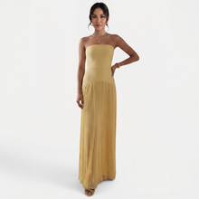 Women's Elegant Summer Pleated Maxi Dress