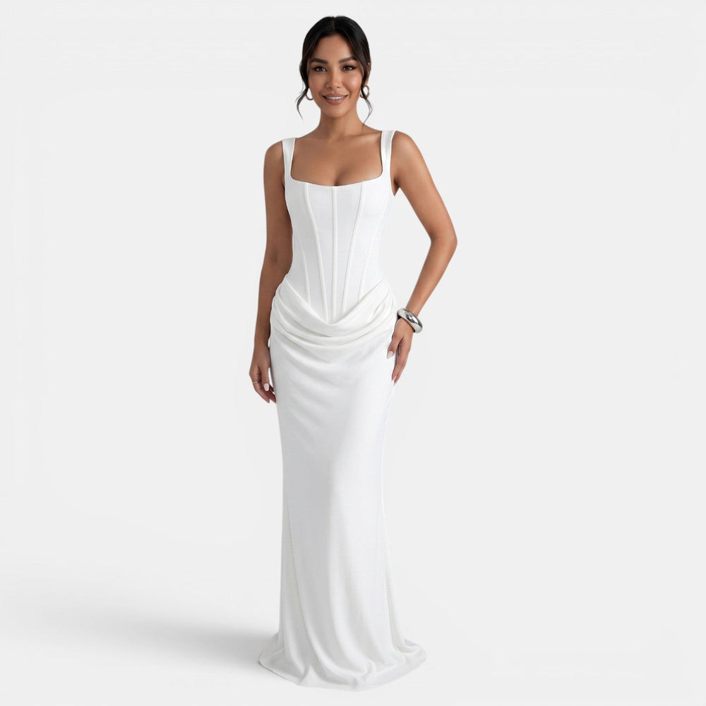Women's Elegant Corset Maxi Dress