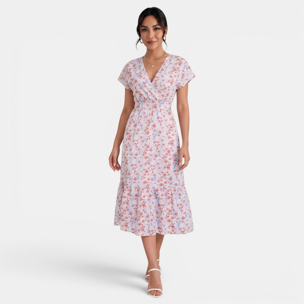 Women's Summer Floral Midi Dress
