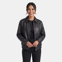 Premium Women's Long Jacket – Oversized Faux Leather with Zipper