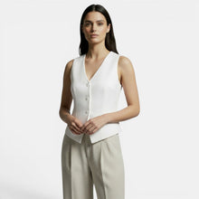 Women's Slim Fit Retro Elegant Vest – Casual and Sophisticated Fashion