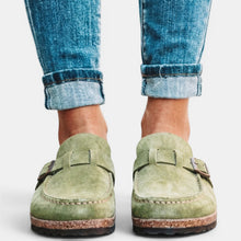 Women's Orthopedic Suede Buckle Sandals