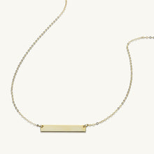 MAMA Engraved Bar Necklace