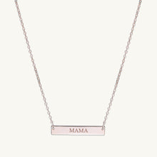MAMA Engraved Bar Necklace