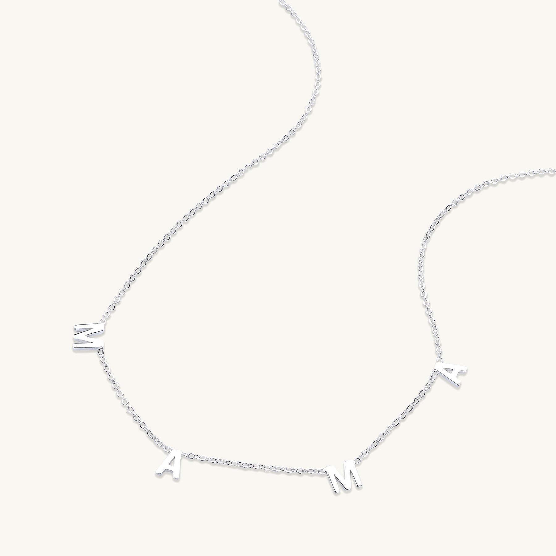 Mama Letter Chain Necklace