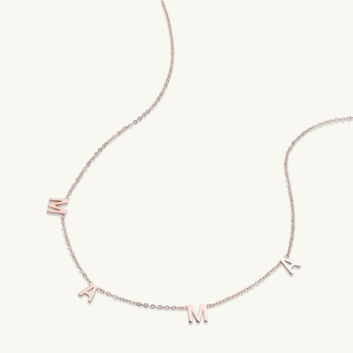 Mama Letter Chain Necklace