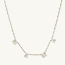 MAMA Sapphire Letter Necklace